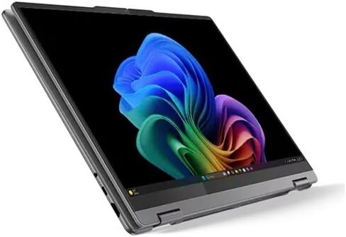 Lenovo Yoga 7i ai copilot+ pc 2-in-1 الكمبيوتر المحمول 16.0 "شاشة تعمل باللمس IPS FHD+ (Intel Ultra 7-256V حتى 47 قمم ، 16 جيجا بايت LPDDR5x ، 2TB SSD ، قلم نشط ، خلفي KB ، FP ، Win11Pro) W/DKZ Port Port in Saudi Arabia
