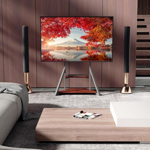 حامل أرضية تلفزيوني أبيض غير أبيض مع أرفف عجلات من 65 إلى 100 بوصة شاشة LCD/LED منحنية مسطحة تصل إلى 220 رطلاً ، ومرتفعات قابلة للتعديل تلفزيون تقف فيسا 800 × 600 مم ، وقصة تلفزيون متدحرجة لمكتب غرفة نوم in Saudi Arabia