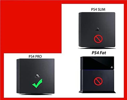 متوافق مع PS4 Pro Skin for Console ووحدات التحكم بواسطة Zoomhitskins ، Gray Old Formed Logo Antique PS1 Retro ، Date ، مصنوع في الولايات المتحدة الأمريكية in Kuwait