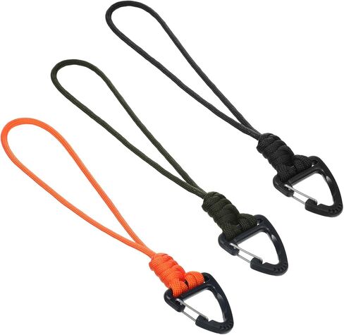 3 Pack Paracord Keychain Lanyard, Triangle Buckle Lock Clip Hook Strap, Paracord Lanyard for Car Keys Backpack Camping Hiking Fishing in Saudi Arabia