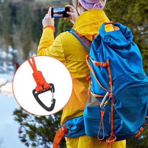 3 Pack Paracord Keychain Lanyard, Triangle Buckle Lock Clip Hook Strap, Paracord Lanyard for Car Keys Backpack Camping Hiking Fishing in Saudi Arabia
