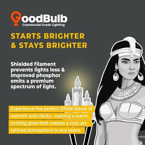 GoodBulb PLL18/827 | 18W 8.9" Twin Tube Compact Fluorescent Light Bulb | 4-pin 2G11 Base 2700K Soft White 1050 Lumen | 36000 Hour Long Life Biax | Pack of 10 in Kuwait