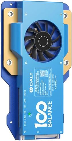 DALY BMS 200A 8S - 17S Built in Bluetooth 1A Active Cell Balancing RS485 CAN for 24V - 60V LiFePO4/Li - ion/LTO Battery Packs Perfect for Golf Cart, Home Energy System, E - Bike in Saudi Arabia