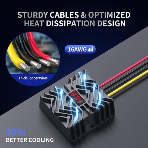 DC 24V إلى 12V 30A Buck محول مع عرض LED مضمّن مزود الطاقة المقاوم للماء SPECTING DOWN DOWN TRACH in Kuwait