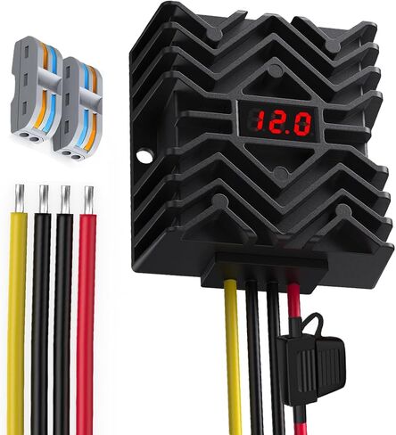 DC 24V إلى 12V 30A Buck محول مع عرض LED مضمّن مزود الطاقة المقاوم للماء SPECTING DOWN DOWN TRACH in Kuwait