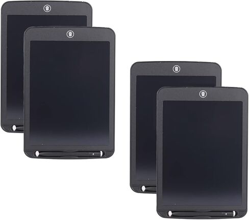 كتابة LCD ، وسادات الرسم قابلة للمحو قابلة لإعادة الاستخدام المحمولة هدايا لوحات اللوحة للأطفال ، Office (10 بوصة 2 حزمة ، أسود) in Kuwait