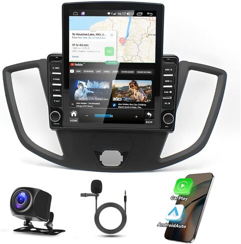 9.7 "Android 13 Car Stereo لـ Ford Transit 2013-2019 ، لراديو فورد ترانزيت مخصص 2014-2019 in Kuwait