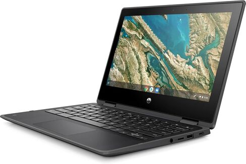 HP Chromebook x360 2-in-1 G3 Eductation Edition 11.6-inch HD IPS Touchscreen Laptop Computer Intel Celeron N4020 Intel UHD Graphics 4GB LPDDR4x RAM 32GB eMMC WiFi Bluetooth Chrome OS Black (Renewed) in Saudi Arabia