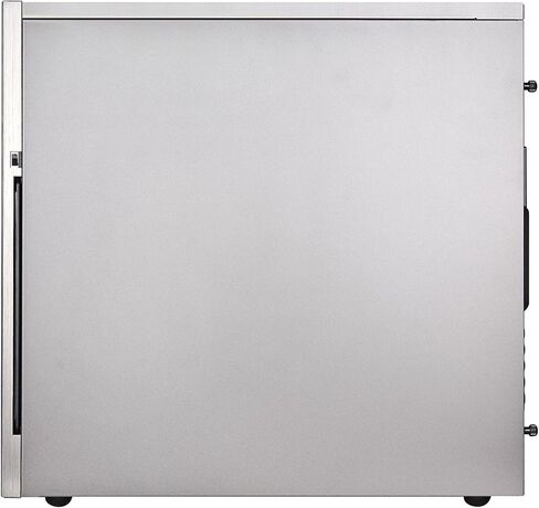 Silverstone Tek Micro-ATX Mini-DTX, Mini-ITX Mid Tower Computer Case with Aluminum Front Panel and Steel Body TJ08B-E - Black in Kuwait