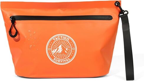 Tactiko 3L Waterproof Pouch w/Splashproof Zipper | Organizer for Dry Bags | Water Resistant Material | Hold All Zipper Bags for Storage, Toiletries, Travel, Beach, Cruise, Home in Kuwait