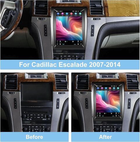 [2g+64g] راديو لـ Cadillac Escalade 2007-2014 ، 9.7 بوصة شاشة Android Touch Screen Cadillac Escalade ، Carplay/Android Auto/EQ Audio/1080p/SWC/Bluetooth in Saudi Arabia