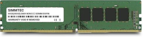 Simmtec RAM 128GB (4x32GB) DDR4 3200MHz DIMM PC4-25600 UDIMM NONCC CL22 2RX8 in Kuwait