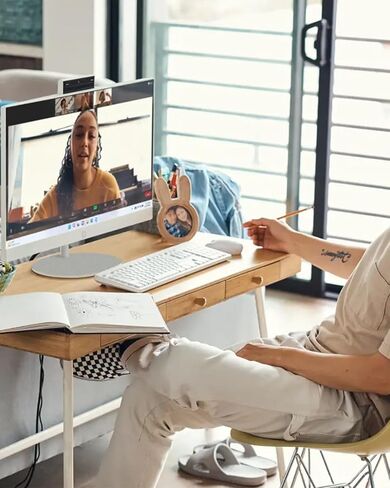 HP 27 "FHD Touchscreen Business Business All-in-One ، Intel 12-Core Ultra 7 155U (Beats I7-1355U) ، Wireless KB & Mouse ، Wi-Fi 6 ، Windows 11 Pro ، for Home أو Work (32 GB RAM | 2 TB SSD) in Saudi Arabia