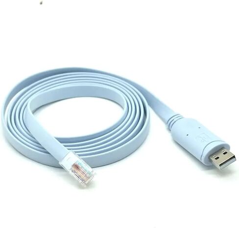 PL2303RA USB RS232 إلى RJ45 CONSOLE CABLE لـ H3C ARBA FORTINET ROUTER F1T-D2I CONSOLE CABLE LINE 1.5M in Saudi Arabia