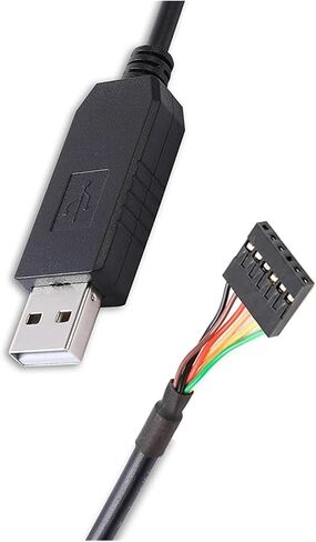 TTL-232R-3V3 TTL-232R-5V USB to TTL Serial Converter Cable F-DI Chipset FT232RL USB to 3.3v 5v TTL UART Serial Download Cable (Size : 3M, Color : TTL-232R-5V) in Saudi Arabia
