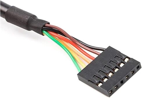 TTL-232R-3V3 TTL-232R-5V USB to TTL Serial Converter Cable F-DI Chipset FT232RL USB to 3.3v 5v TTL UART Serial Download Cable (Size : 3M, Color : TTL-232R-5V) in Saudi Arabia