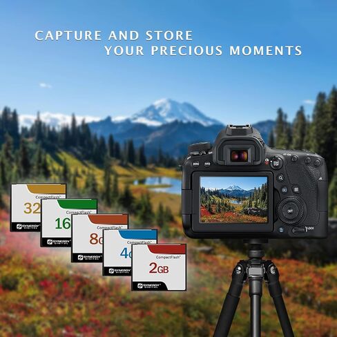 بطاقات ذاكرة فلاش مضغوطة 32 جيجا بايت الرقمية ، متوافقة مع كاميرا Sony DSLR -A100 الرقمية - 50 ميجابايت/ثانية - حزمة 2 in Saudi Arabia