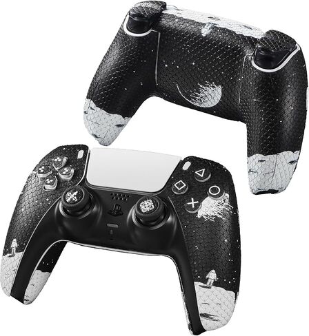 ملصق الشريط Grip Controller للألعاب لوحدة التحكم PlayStation 5 (PS5) ، تغطية التفاف الكاملة ، امتصاص العرق المضاد للانزلاق ، التصميم الشخصي التفاف الكامل （نمط السلسلة） in Saudi Arabia