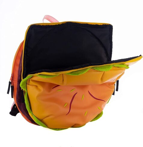 وكيل الأزياء CheeseBurger Backpack Confere Hamburger Daypack مقاس واحد in Saudi Arabia