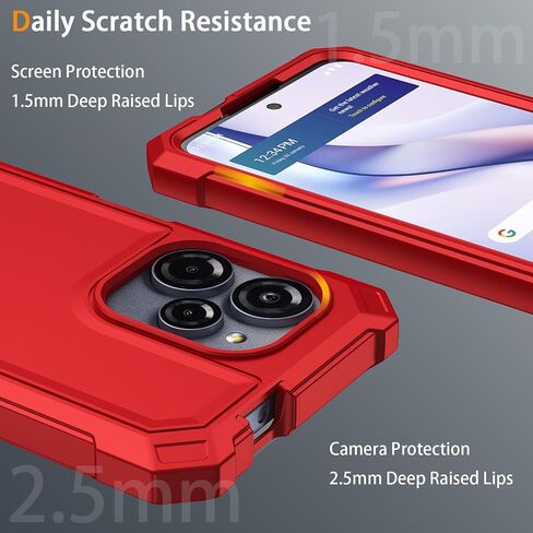 بالنسبة إلى Blu View SPEED Fultra 5G Phone Case مع واقي الشاشة الزجاجي المقسّر ، وغطاء وقائي من السيليكون الناعم الناعم (واضح) (واضح) in Kuwait
