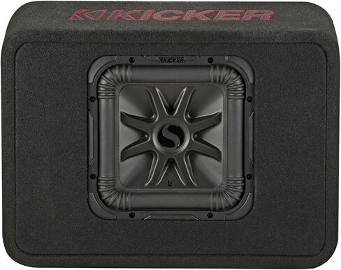 Harmony Audio Kicker 45TL7R102 Car Audio L7R Solobaric L7 Single 10" Truck Sub Box Bundle with Harmony HA-A400.1 Amplifier & Amp Kit in Saudi Arabia