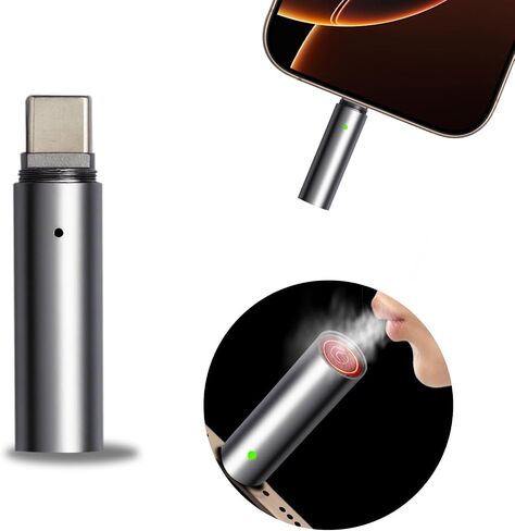 USB-C Electric Lighter.Windproof Waterproof.Phone or Power Bank Powered, mini, Lightweight, Blow Activation, Automatically Turns Off After 10 Seconds(Grey) in Saudi Arabia