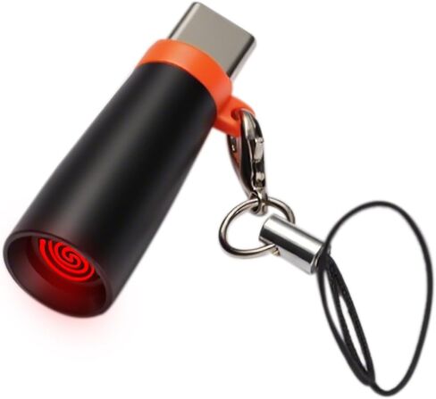 USB-C Electric Wighter.Windproof مقاوم للماء. يعمل الهاتف أو بنك الطاقة ، المصغر ، والوزن الخفيف ، وتنشيط الضرب ، تلقائيًا بعد 10 ثوانٍ (رمادي) in Kuwait
