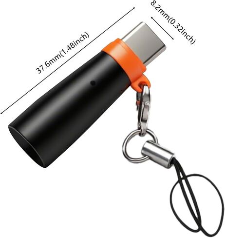 USB-C Electric Wighter.Windproof مقاوم للماء. يعمل الهاتف أو بنك الطاقة ، المصغر ، والوزن الخفيف ، وتنشيط الضرب ، تلقائيًا بعد 10 ثوانٍ (رمادي) in Kuwait