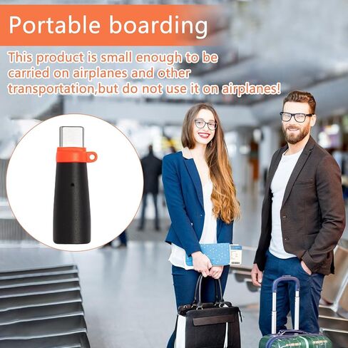 USB-C Electric Wighter.Windproof مقاوم للماء. يعمل الهاتف أو بنك الطاقة ، المصغر ، والوزن الخفيف ، وتنشيط الضرب ، تلقائيًا بعد 10 ثوانٍ (رمادي) in Kuwait
