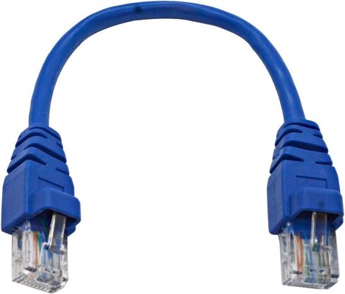 الصوت الزلزالي - SAPT534-10 حزمة من 6 بوصة CAT5E كابلات تصحيح UTP - Blue RJ45 Ethernet 8 أسلاك شبكة الكمبيوتر in Saudi Arabia