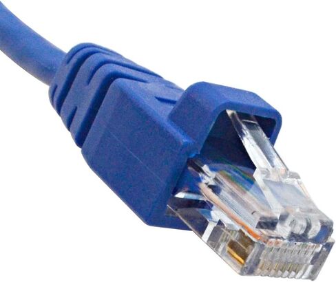 الصوت الزلزالي - SAPT534-10 حزمة من 6 بوصة CAT5E كابلات تصحيح UTP - Blue RJ45 Ethernet 8 أسلاك شبكة الكمبيوتر in Saudi Arabia