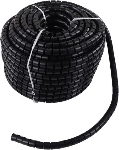 Cord Protector, Wire Tubing Split for USB Power Audio Video Cables with PE Material for Cat Chew Protection (Dia 28mm 40m) in Saudi Arabia