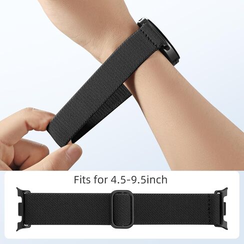 فرق Daqin Stretcy Fands لـ Galaxy Watch 8 Band 40mm 44mm/Galaxy Watch 8 Classic Band 46mm Men Women ، لا توجد فجوة واحدة in Kuwait