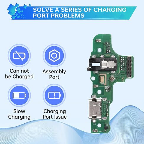 بالنسبة إلى Samsung Galaxy A20s ، استبدال منفذ الشاحن USB Dock Dock Type-C Concture Flex Cable مع إصلاح منفذ الميكروفون Microphone Jack Fort For SM-A207F in Saudi Arabia