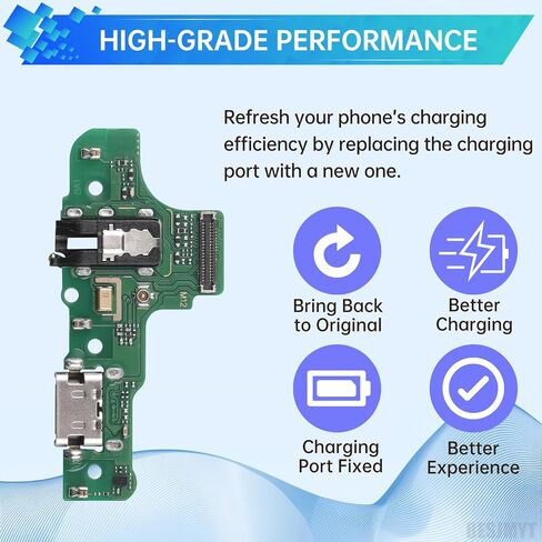 بالنسبة إلى Samsung Galaxy A20s ، استبدال منفذ الشاحن USB Dock Dock Type-C Concture Flex Cable مع إصلاح منفذ الميكروفون Microphone Jack Fort For SM-A207F in Saudi Arabia