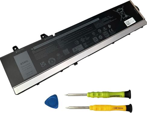 RCVVT Laptop Battery Replacement for Dell Precision 7670 7680 7770 7780 Series Notebook X9FTM T6PFX 451-BCYH 0X26RT X26RT 0NWDC0 NWDC0 11.55V 83Wh 6827mAh in Saudi Arabia