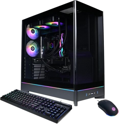 CyberPowerPC Gamer Supreme Gaming PC, AMD Ryzen 7 9700X 3.8GHz, Radeon RX 9060 XT 16GB, 32GB DDR5, 2TB PCIe 4.0 SSD, WiFi Ready & Windows 11 Home (SLC9900A) in Saudi Arabia