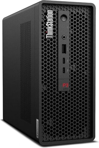 Lenovo ThinkStation P3 SFF Workstation Desktop (Intel 20-Core I7-14700 ، 128GB RAM ، 4TB SSD ، NVIDIA T400 4GB) للمهندسين والمحللين والمهنيين المبدعين ، Thunderbolt 4 ، Ethernet ، Wi-Fi ، Win 11 Pro Pro in Kuwait