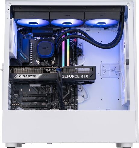 ABS AEOLIAN Ruby Gaming PC - Windows 11 - Ryzen 7 7800x3d - Geforce RTX 5070 Ti - DLSS 4 - أداء مدته AI - 32GB DDR5 6000-2TB M.2 NVME SSD - AR7800X3D5070TI2 in Kuwait