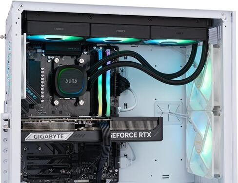 ABS AEOLIAN Ruby Gaming PC - Windows 11 - Ryzen 7 7800x3d - Geforce RTX 5070 Ti - DLSS 4 - أداء مدته AI - 32GB DDR5 6000-2TB M.2 NVME SSD - AR7800X3D5070TI2 in Kuwait