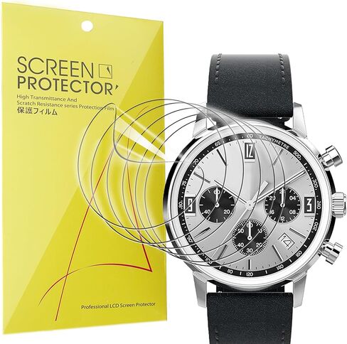 متوافق مع حامي شاشة شاشة الشاشة Timex ، [6 حزمة] تغطية كاملة TPU Clear Film متوافقة مع Timex Men's Expedition Scout ، Marlin 40mm Watch (6 Pack ، for Expedition Scout 40mm) in Saudi Arabia