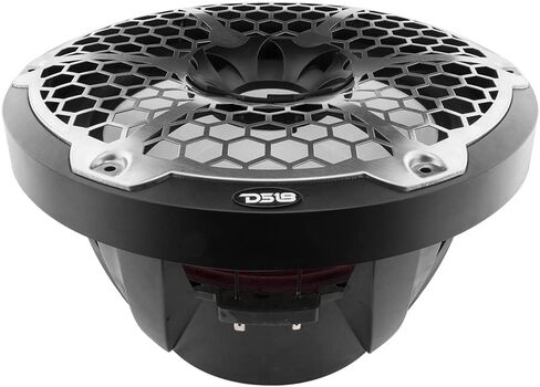 DS18 NXL-12SUB/BK Hydro 12" Marine Audio Subwoofer 700 Watts Max 350 Watts RMS 4 Ohms with Integrated RGB Lights - Weatherproof Bass for All Elements Sound Systems - IP65 Marine Grade - 1 Speaker in Saudi Arabia