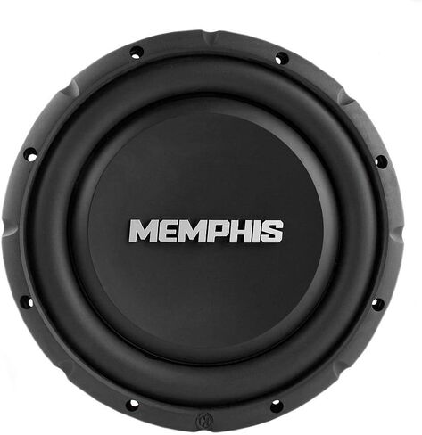 2 Memphis Audio 10''Subwoofers Dual 4 Ohm Shallow Slim 500W Street Reference Series SRXS1044, Black in Saudi Arabia