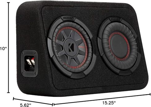 KICKER CompRT 6.75"(165mm) subwoofer in Thin Profile encl, 2ohm, RoHS Compliant (Renewed) in Saudi Arabia