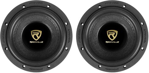 Rockville (2) W65K9D2 6.5" 1000 Watt Car Audio Subwoofers Dual 2-Ohm CEA Subs in Saudi Arabia
