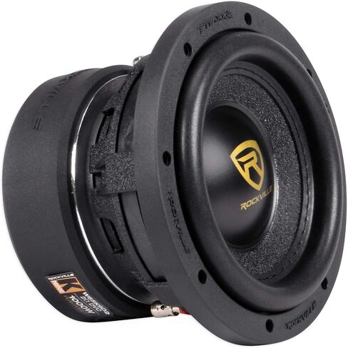 Rockville (2) W65K9D2 6.5" 1000 Watt Car Audio Subwoofers Dual 2-Ohm CEA Subs in Saudi Arabia