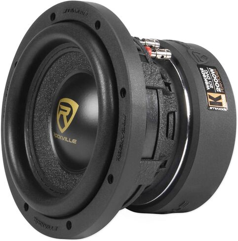Rockville (2) W65K9D2 6.5" 1000 Watt Car Audio Subwoofers Dual 2-Ohm CEA Subs in Saudi Arabia