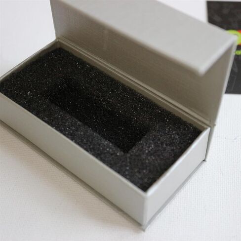 Caterpillar Red 4 x Magnetic USB Presentation Gift Boxes, Silver Grey Color, Flash Drives, Removable Drives, Wedding USB Box, Wedding Presentation Gift Box, Photography, 4, Present Gift in Saudi Arabia