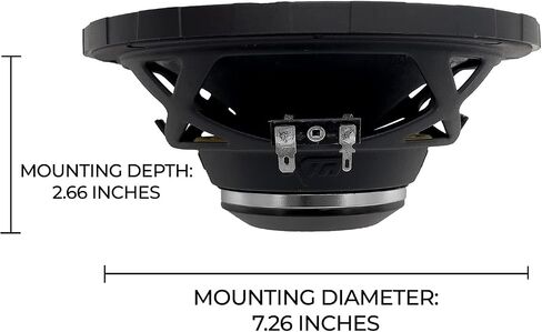 مكبرات صوت ORION XTR Series XTR654NEO نيوديميوم عالية الكفاءة مقاس 6.5 بوصة، مكبرات صوت رصاصية متوسطة المدى، قوة قصوى 1200 وات، 300 وات RMS، 4 أوم، ملف صوتي 1.5 بوصة - صوت استريو للسيارة احترافي، مكبرات صوت ممتازة متوسطة المدى (زوج) in Saudi Arabia