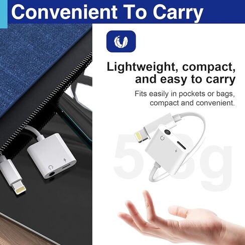 USB C to 3.5 Mm Headphone Jack Adapter for iPhone, Aux Adapter Converter Dongle Audio Cable Compatible with Ipad MacBook iPhone 16/15 Full Model and Samsung Galaxy After S8 Series in Kuwait